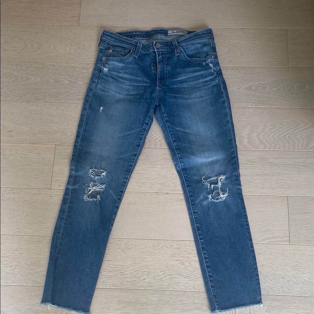 AG Adriano Goldschmied The Prima Crop Denim Jeans